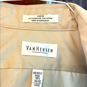 Van Heusen Beige Dress Shirt